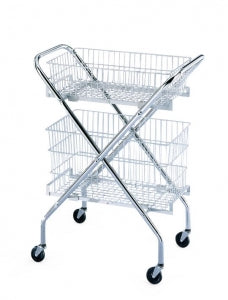 Medline Utility Cart Wire Baskets - MDS80502 Wire Basket, 6" - MDS80503