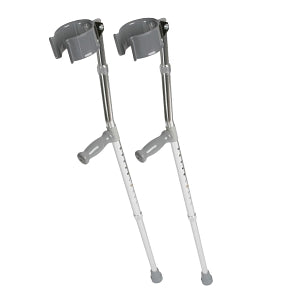 Medline Forearm Crutches - Aluminum Forearm Crutches, Adult - MDS805161