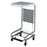 Medline 18" Hamper Stands - Single-Bag Hamper Stand with Foot-Pedal Metal Lid, 20" W x 18" L x 38" H - MDS80529