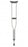 Medline Steel Push-Button Crutches - Steel Crutches with 350 lb. Capacity, Tall Adult - MDS80534S