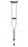 Medline Steel Push-Button Crutches - Steel Crutches with 350 lb. Capacity, Tall Adult - MDS80534S