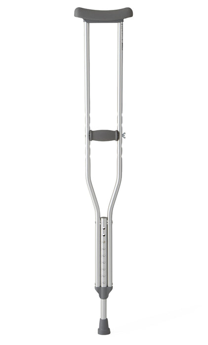 Steel Push-Button Crutches