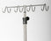 Medline Stainless Steel Six Leg Heavy Duty IV Pole - 8-Hook Rake for IV Pole MDS80600 - MDS80600R