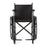 Medline K1 Basic Wheelchairs - K1 Basic Wheelchair with Permanent Full-Length Arms and Swing-Away Footrests, 300 lb. Weight Capacity, 18" Width - MDS806150EE