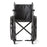 Medline K2 Basic Vinyl Wheelchairs - K2 Basic Wheelchair with 18"W Seat, Full-Length Permanent Arms and Swing-Away Leg Rests - MDS806150EV