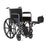 Medline K1 Basic Wheelchairs - K1 Basic Wheelchair with Permanent Full-Length Arms and Elevating Leg Rests, 300 lb. Weight Capacity, 18" Width - MDS806200EE