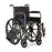 Medline K2 Basic Vinyl Wheelchairs - K2 Basic Wheelchair with 18"W Seat, and Elevated Leg Rests - MDS806200EV