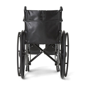 Medline K2 Basic Vinyl Wheelchairs - K2 Basic Wheelchair with 18"W Seat, and Elevated Leg Rests - MDS806200EV