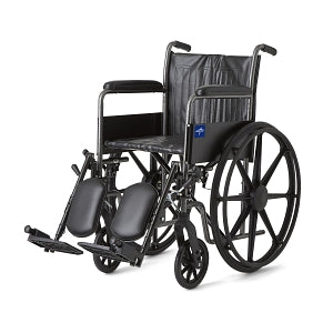 Medline K2 Basic Vinyl Wheelchairs - K2 Basic Wheelchair With 18