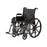 Medline K1 Basic Wheelchairs - K1 Basic Wheelchair with Desk-Length Arms, Swing-Away Footrests and 2 Bags, 18" Width - MDS806250EE2B