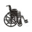 Medline K1 Basic Wheelchairs - K1 Basic Wheelchair with Desk-Length Arms, Swing-Away Footrests and 2 Bags, 18" Width - MDS806250EE2B