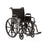 Medline K1 Basic Wheelchairs - K1 Basic Wheelchair with Desk-Length Arms, Swing-Away Footrests and 2 Bags, 18" Width - MDS806250EE2B