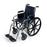 Medline 2000 Series Wheelchairs - Excel Wheelchair, Removable Desk-Length Arms, Swing-Away Footrests, Navy, 16" - MDS806250N