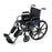 Medline K1 Basic Extra-Wide Wheelchairs - K1 Basic Wheelchair with Desk-Length Arms and Elevating Leg Rests, 300 lb. Weight Capacity, 20" Width - MDS806450EE