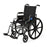 Medline K4 Basic Lightweight Wheelchair - K4 Basic Lightweight Wheelchair with Flip-Back Desk-Length Arms and Swing-Away Footrests, 300 lb. Weight Capacity, 18" Width - MDS806500E18