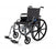 Medline K4 Basic Lightweight Wheelchair - K4 Basic Lightweight Wheelchair with Swing-Back Desk-Length Arms and Swing-Away Footrests, 300 lb. Weight Capacity, 16" Width and 18" Depth - MDS806500NE18