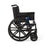 Medline K4 Lightweight Wheelchairs - K4 Lightweight Wheelchair with Swing-Back Desk-Length Arms and Swing-Away Footrests, 300 lb. Weight Capacity, 18" Width - MDS806500