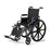 Medline K4 Basic Lightweight Wheelchair - K4 Basic Lightweight Wheelchair with Desk-Length Arms and Elevating Leg Rests, 300 lb. Weight Capacity, 16" Width - MDS806550NE