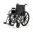 Medline K3 Basic Lightweight Wheelchairs - K3 Basic Lightweight Wheelchair with Removable Desk-Length Arms and Swing-Away Footrests, 300 lb. Weight Capacity, 18" W - MDS806600E