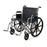 Medline Extra-Wide Wheelchairs - Excel Wheelchair with Removable Desk-Length Arms and Swing-Away Footrests, 22"W - MDS806800