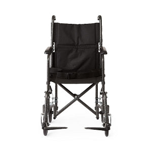 Medline Basic Steel Transport Chairs - TRANSPORT CHAIR, 19", HAMMERTONE - MDS808200B