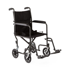 Medline Basic Steel Transport Chairs - TRANSPORT CHAIR, 19", HAMMERTONE - MDS808200B