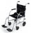 Medline Basic Steel Transport Chairs - Basic Steel Transport Chair with Permanent Restaurant-Length Armrests and Detachable Footrests, 300 lb. Capacity, 19" Width - MDS808200E