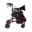 Medline Combination Rollator / Transport Chair - Translator Combination Transport Chair and Rollator, Red - MDS808200TRR