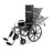 Medline Excel Reclining Wheelchairs - Excel Reclining Wheelchair with Removable Desk-Length Arms and Elevating Leg Rests, 350 lb. Weight Capacity, 20" Width - MDS808550