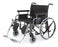 Medline Shuttle Extra-Wide Wheelchairs - Shuttle Extra-Wide Bariatric Wheelchair with Removable Desk Length Arms and Elevating Legrests, 30" - MDS809950