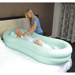 Ez-Access E-Z Bath Inflatable Bed - E-Z Bath Inflatable Beds with Shower Head and Pillow - B1000