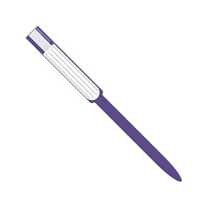 Medline Tamper Resistant Self-Adhesive Closure ID Bands - Tamper-Resistant Self-Adhesive Adult / Pediatric Closure ID Band with Soft Vinyl Insert, Purple - MDS8247M