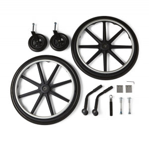 Medline Medline Super Hemi-Height Wheelchair Kit - Super Hemi Height Kit for Wheelchairs with Standard Wheels - MDS85195