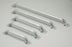 Medline Chrome Grab Bars - Knurled Chrome Grab Bar, 12" - MDS86012CHR