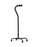 Medline Bariatric Quad Canes - Bariatric Quad Cane, Large Base, Black, 500 lb. Capacity - MDS86228XW