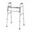 Medline Two-Button Folding Walkers without Wheels - Two-Button Adult Walker, Folding, 1" Adjustable - MDS864104