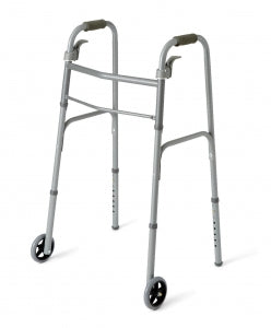 Medline Folding Paddle Walkers with 5" Wheels - DBD-WALKER, PADDLE, ADULT, 5" WHEELS, BASI - MDS86410PAD5B