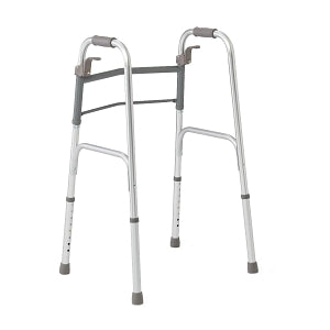 Medline Folding Paddle Walkers with 5" Wheels - Adult Folding Paddle Walker - MDS86410P