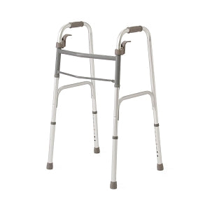 Medline Folding Paddle Walkers with 5" Wheels - Adult Folding Paddle Walker - MDS86410P