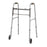 Medline Two-Button Folding Walkers with 5" Wheels - 2-Button Basic Walker with 5" Wheels - MDS86410W54BH