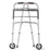 Medline Two-Button Folding Walkers with 5" Wheels - 2-Button Folding Walker with 5" Wheels - MDS86410W54