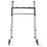 Medline Two-Button Folding Walkers with 5" Wheels - 2-Button Folding Walker with 5" Wheels - MDS86410W54