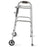 Medline Two-Button Folding Walkers with 5" Wheels - 2-Button Folding Walker with 5" Wheels - MDS86410W54