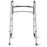 Medline Two-Button Folding Walkers with 5" Wheels - 2-Button Folding Walker with 5" Wheels - MDS86410W54