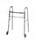 Medline Two-Button Folding Walkers with 5" Wheels - 2-Button Folding Walker with 5" Wheels - MDS86410W54