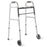 Medline Two-Button Folding Walkers with 5" Wheels - 2-Button Folding Walker with 5" Wheels - MDS86410W54