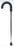 Medline Standard Aluminum Canes - Standard Aluminum Cane, 30"-38" Adjustable, Chrome - MDS86415CHR