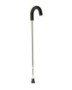 Medline Standard Aluminum Canes - Standard Aluminum Cane, Chrome - MDS86415CHR