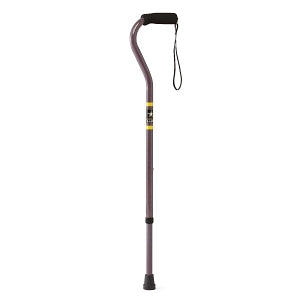 Medline Offset Handle Fashion Canes - Offset Cane, Black with Army Logo - MDS86420AB