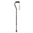 Medline Offset Handle Fashion Canes - Offset Cane, Black with Army Logo - MDS86420AB